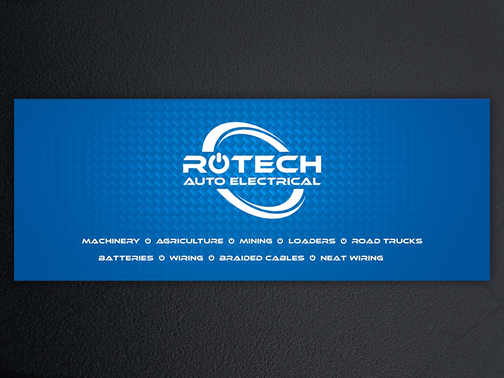 Rotech Auto Electrical logo design by KHAI