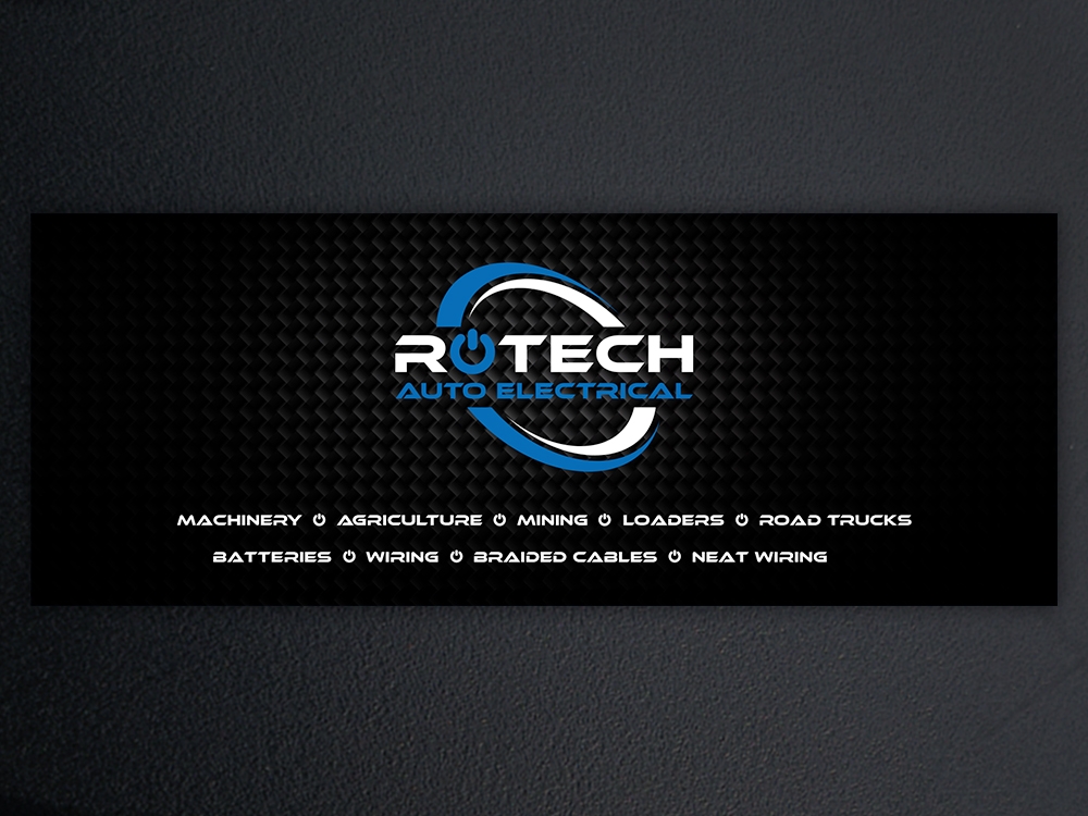 Rotech Auto Electrical logo design by KHAI