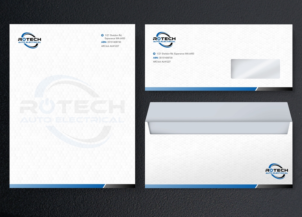 Rotech Auto Electrical logo design by KHAI