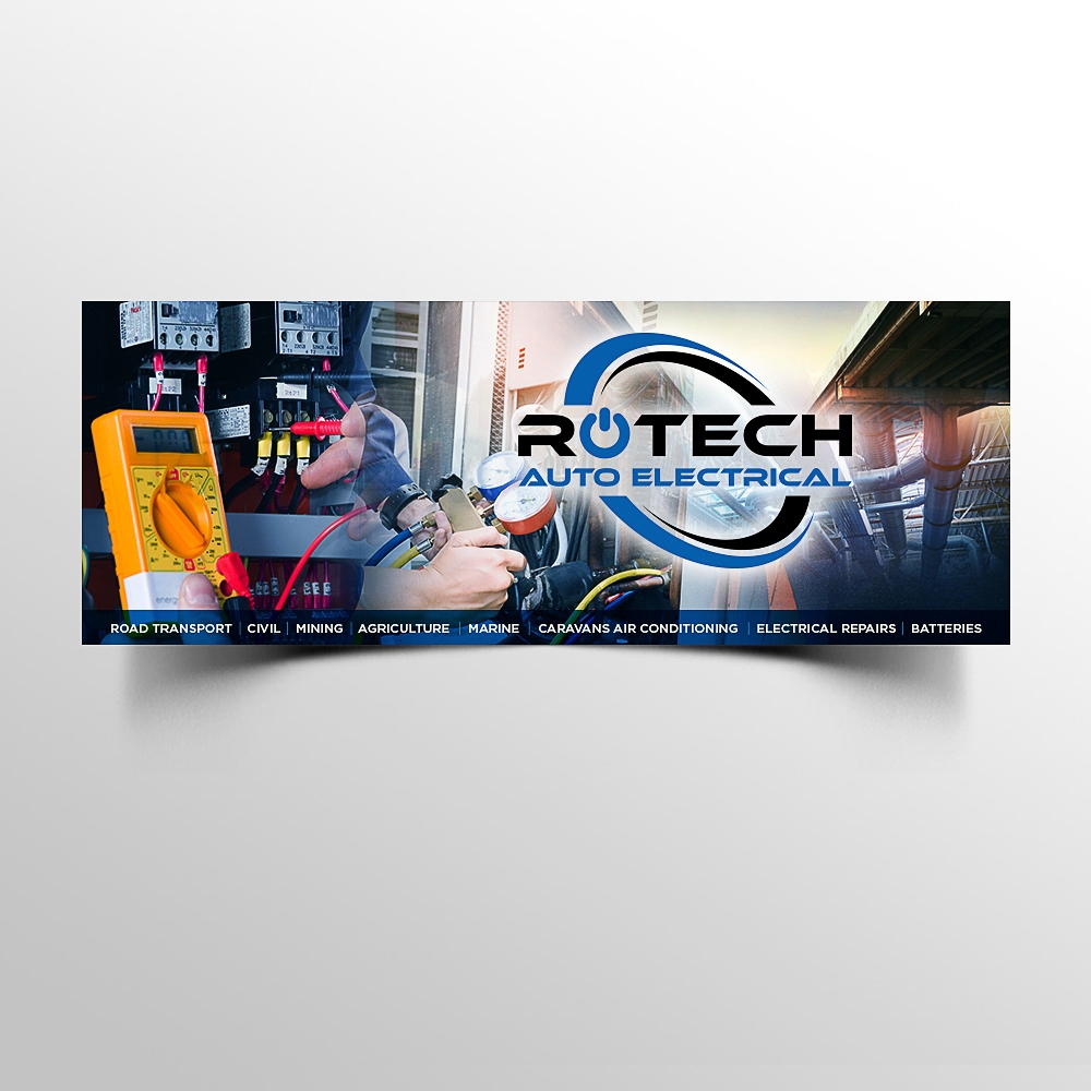 Rotech Auto Electrical logo design by scriotx