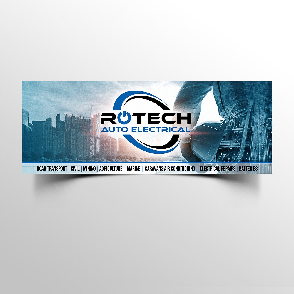 Rotech Auto Electrical logo design by scriotx