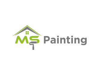 M.S. Painting logo design by luckyprasetyo