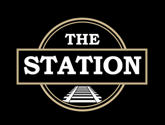 The station  cafe and takeaway logo design by kunejo