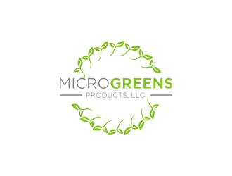 MicroGreens Products, LLC. logo design by Rizqy