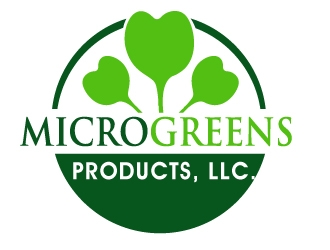 MicroGreens Products, LLC. logo design by PMG