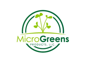 MicroGreens Products, LLC. logo design by Marianne