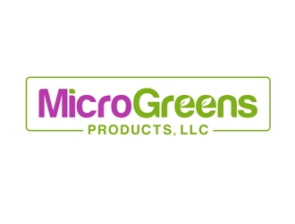 MicroGreens Products, LLC. logo design by Abril