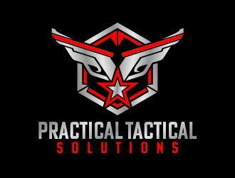 Practical Tactical Solutions  logo design by b3no