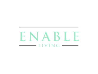 Enable Living logo design by bomie