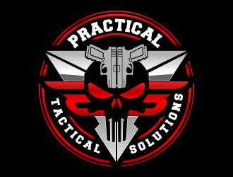 Practical Tactical Solutions  logo design by bosbejo