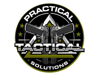 Practical Tactical Solutions  logo design by aRBy