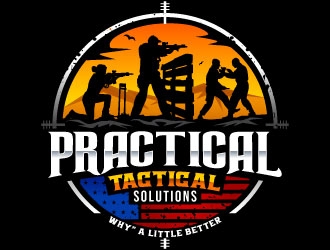 Practical Tactical Solutions  logo design by Suvendu