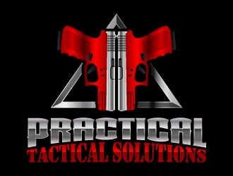 Practical Tactical Solutions  logo design by LogOExperT