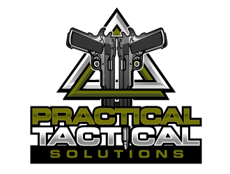 Practical Tactical Solutions  logo design by aRBy