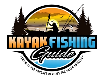 Kayak Fishing Guide logo design by DreamLogoDesign