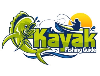 Kayak Fishing Guide logo design by Suvendu