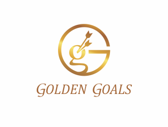 Golden Goals logo design by up2date