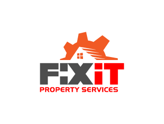 Fix-It Property Services logo design by hwkomp