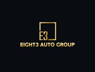 Eight3 auto group logo design by aryamaity