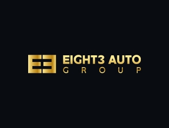 Eight3 auto group logo design by aryamaity