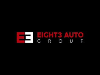 Eight3 auto group logo design by aryamaity