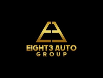 Eight3 auto group logo design by aryamaity