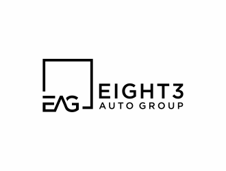 Eight3 auto group logo design by checx