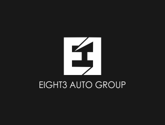 Eight3 auto group logo design by Greenlight