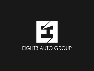 Eight3 auto group logo design by Greenlight