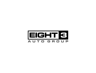 Eight3 auto group logo design by haidar