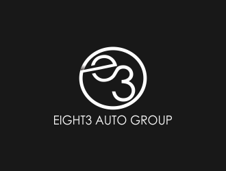 Eight3 auto group logo design by Greenlight