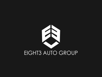 Eight3 auto group logo design by Greenlight