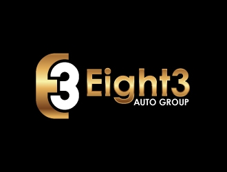 Eight3 auto group logo design by uttam