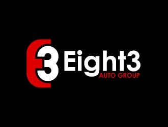 Eight3 auto group logo design by uttam