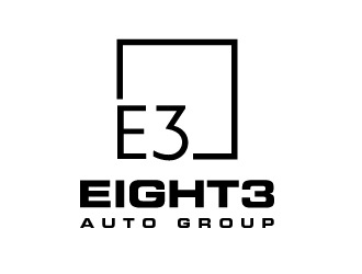 Eight3 auto group logo design by cybil