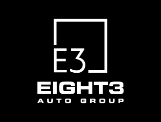 Eight3 auto group logo design by cybil