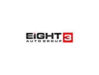 Eight3 auto group logo design by haidar