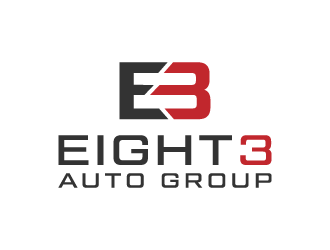 Eight3 auto group logo design by akilis13