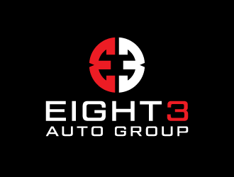 Eight3 auto group logo design by akilis13