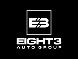 Eight3 auto group logo design by p0peye