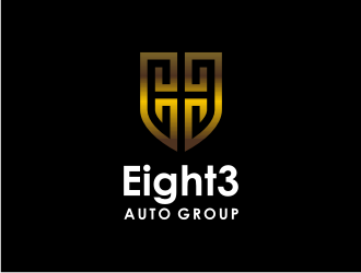 Eight3 auto group logo design by hopee