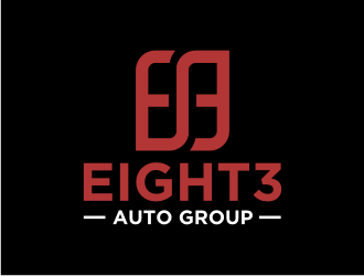 Eight3 auto group logo design by hopee