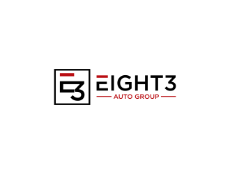 Eight3 auto group logo design by RIANW