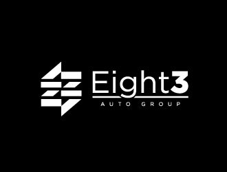 Eight3 auto group logo design by maze