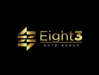 Eight3 auto group logo design by maze