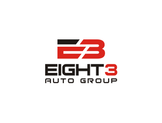 Eight3 auto group logo design by R-art