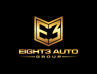 Eight3 auto group logo design by Shina