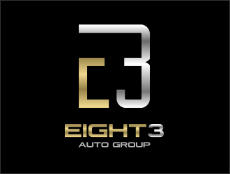 Eight3 auto group logo design by serprimero