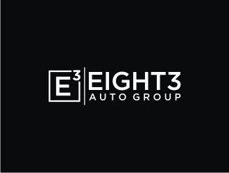 Eight3 auto group logo design by narnia