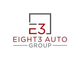 Eight3 auto group logo design by Zhafir